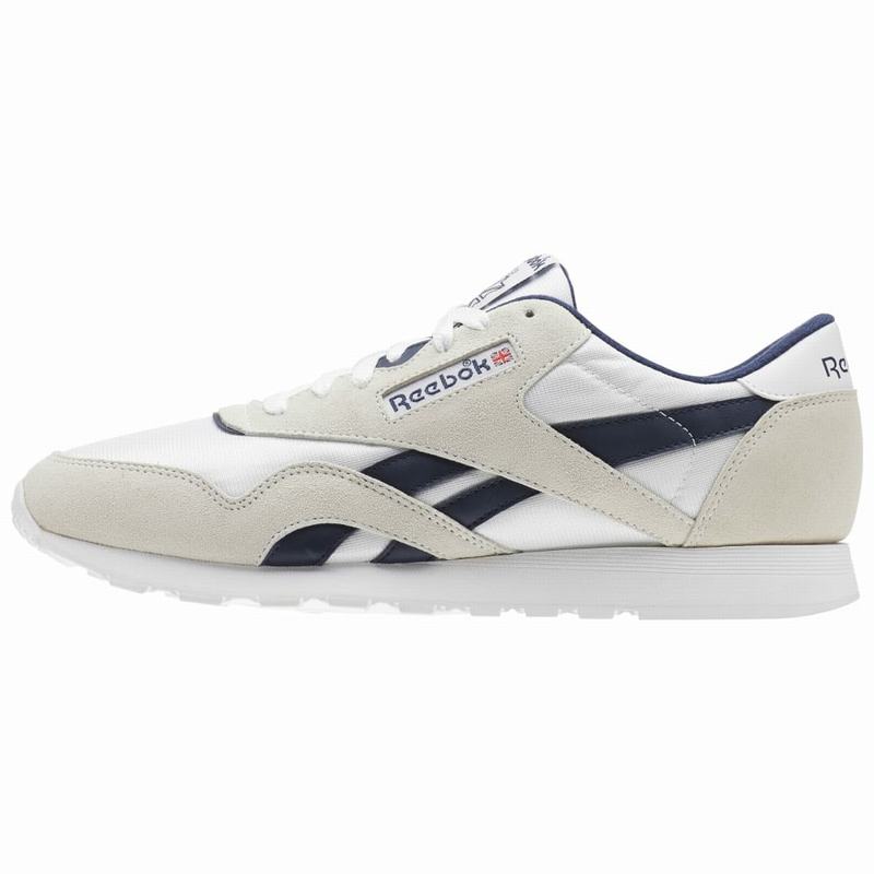 Reebok Classic Nylon M Tenisky Damske - Béžové/Biele/Námornícka Modrá CY6289WS